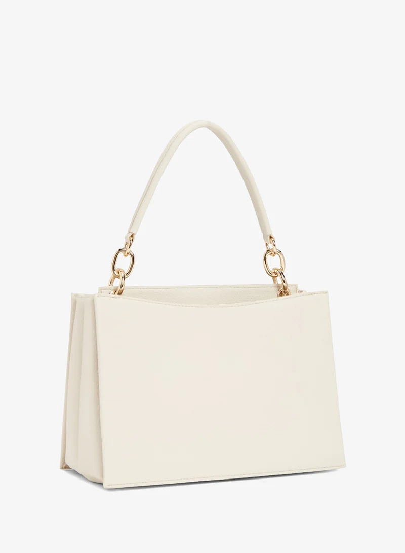 TOMMY HILFIGER  Monogram Pebble Grain Satchel for Women | Best Price UAE